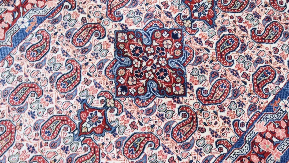 Persisk teppe - klassisk - 143 x 100 cm - blå
