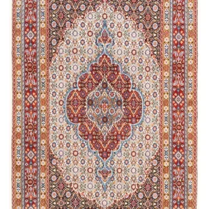Persisk teppe - klassisk - 145 x 96 cm - krem