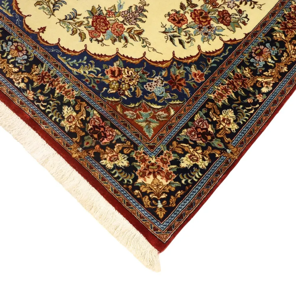 Persisk teppe - klassisk - 146 x 105 cm - krem