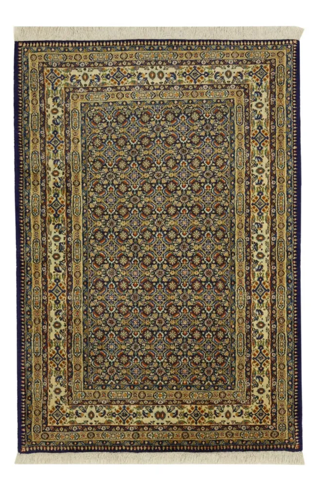 Persisk teppe - klassisk - 146 x 99 cm - mørkegrønn
