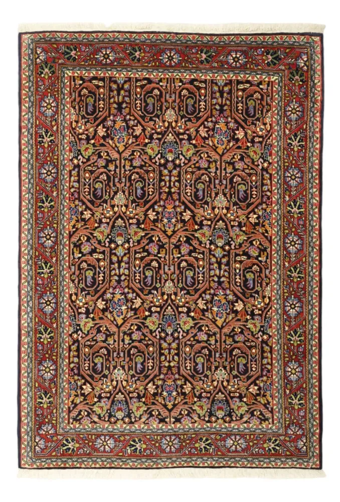 Persisk teppe - klassisk - 147 x 103 cm - mørk rød