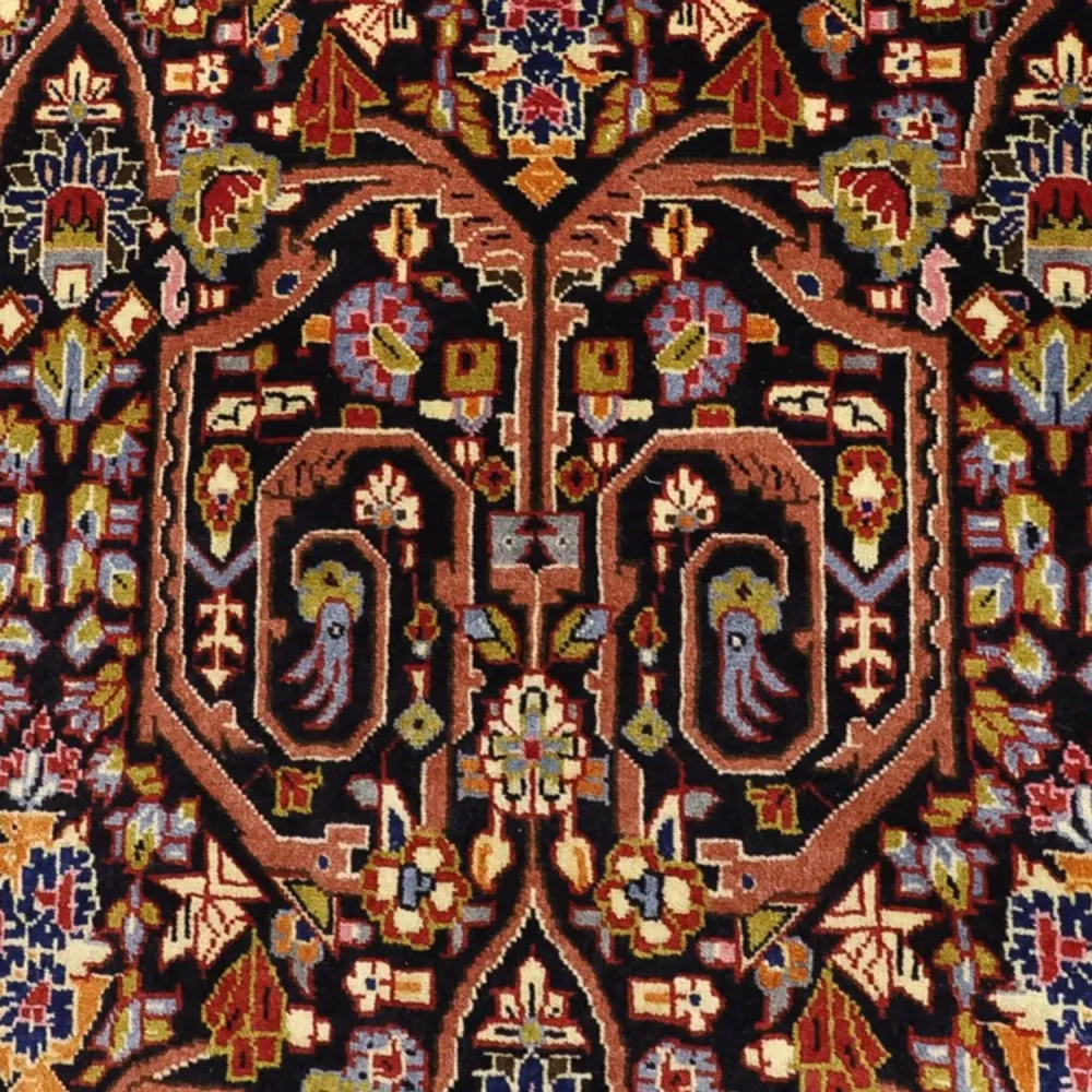 Persisk teppe - klassisk - 147 x 103 cm - mørk rød