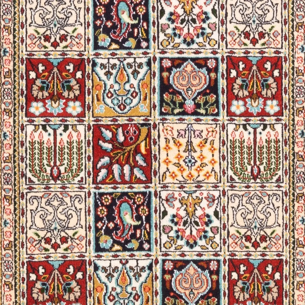 Persisk teppe - klassisk - 148 x 100 cm - flerfarget