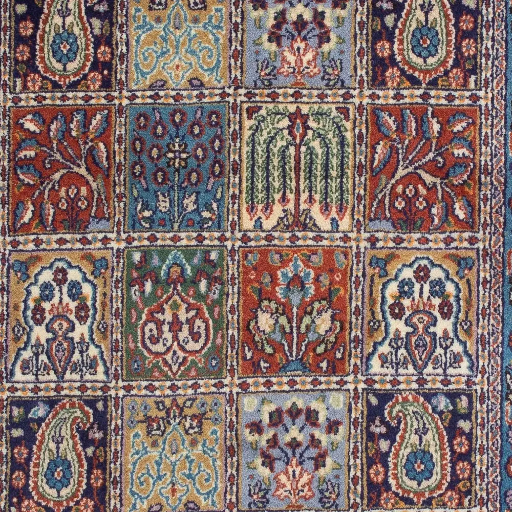 Persisk teppe - klassisk - 148 x 102 cm - flerfarget