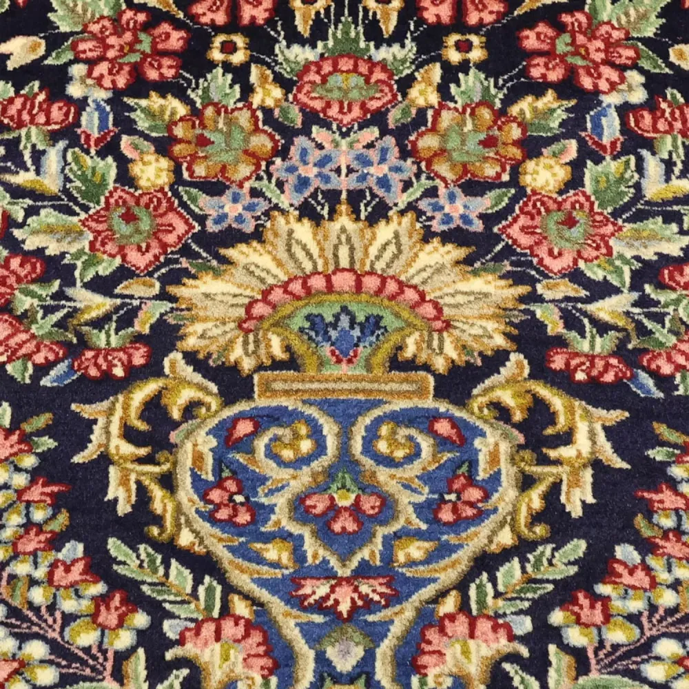Persisk teppe - klassisk - 148 x 96 cm - flerfarget