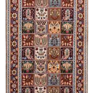 Persisk teppe - klassisk - 148 x 98 cm - flerfarget