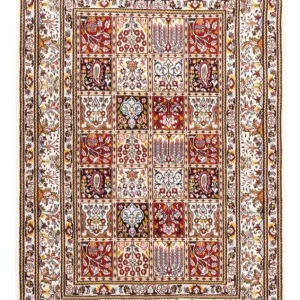 Persisk teppe - klassisk - 150 x 98 cm - flerfarget