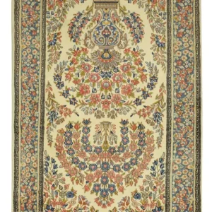 Persisk teppe - klassisk - 156 x 94 cm - sand