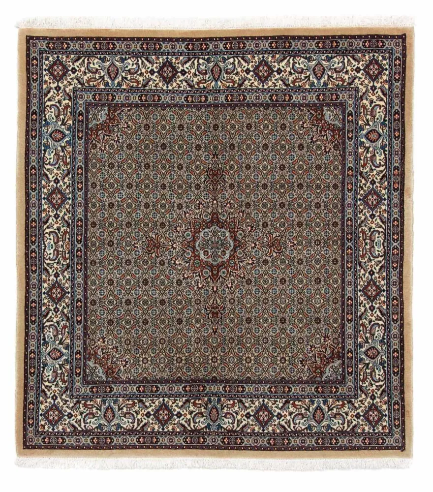 Persisk teppe - klassisk - 158 x 149 cm - flerfarget