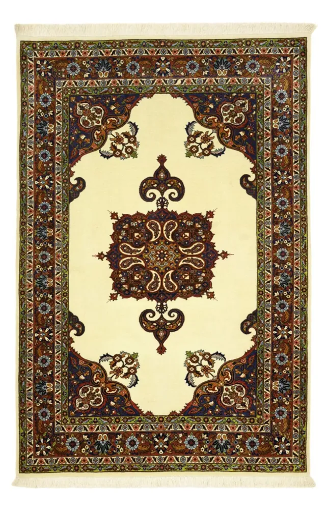 Persisk teppe - klassisk - 159 x 107 cm - flerfarget