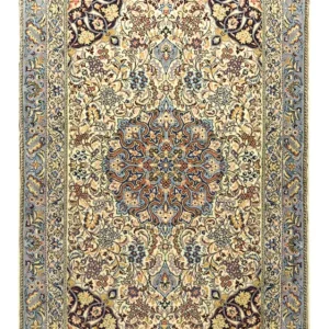 Persisk teppe - klassisk - 165 x 106 cm - lysegrønn