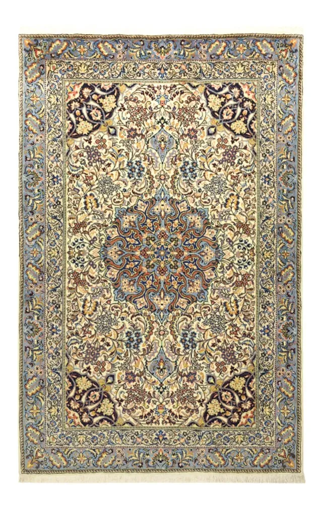 Persisk teppe - klassisk - 165 x 106 cm - lysegrønn