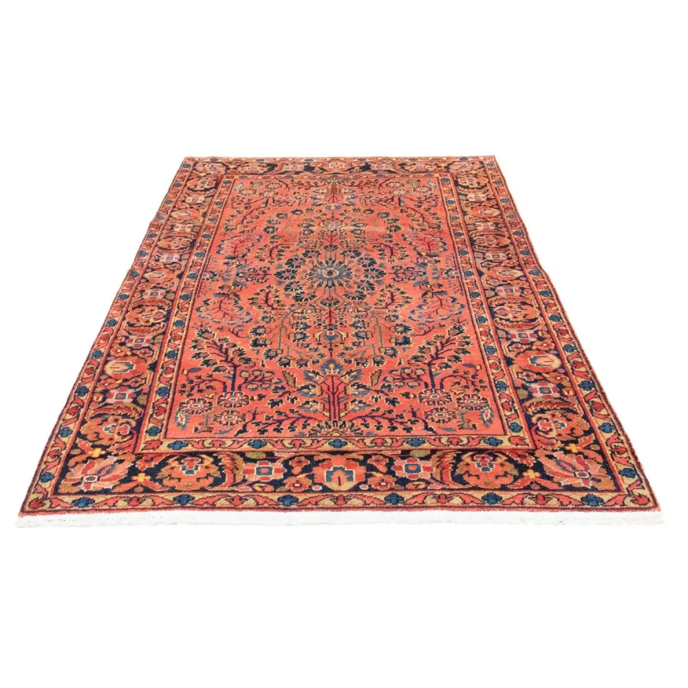 Persisk teppe - klassisk - 202 x 124 cm - lys rød