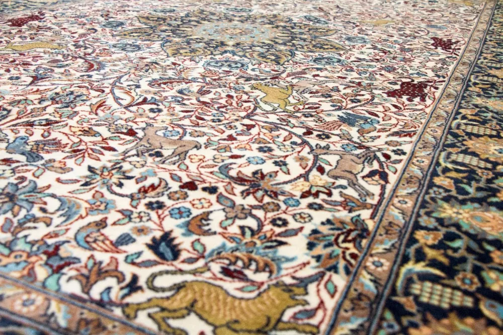 Persisk teppe - klassisk - 220 x 140 cm - beige
