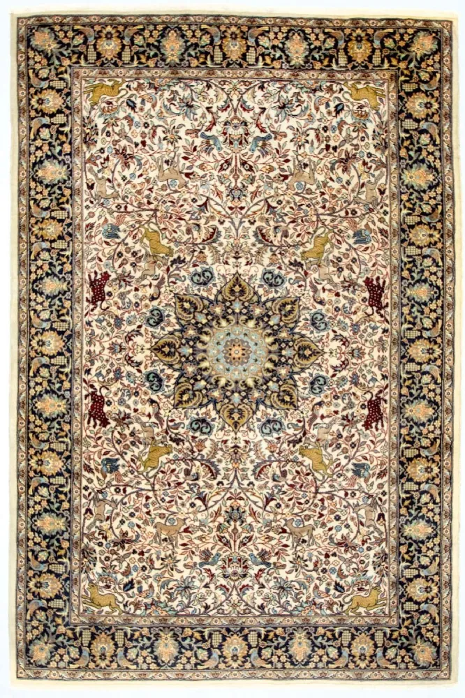 Persisk teppe - klassisk - 220 x 140 cm - beige