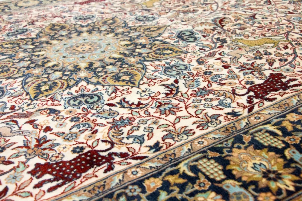 Persisk teppe - klassisk - 220 x 140 cm - beige