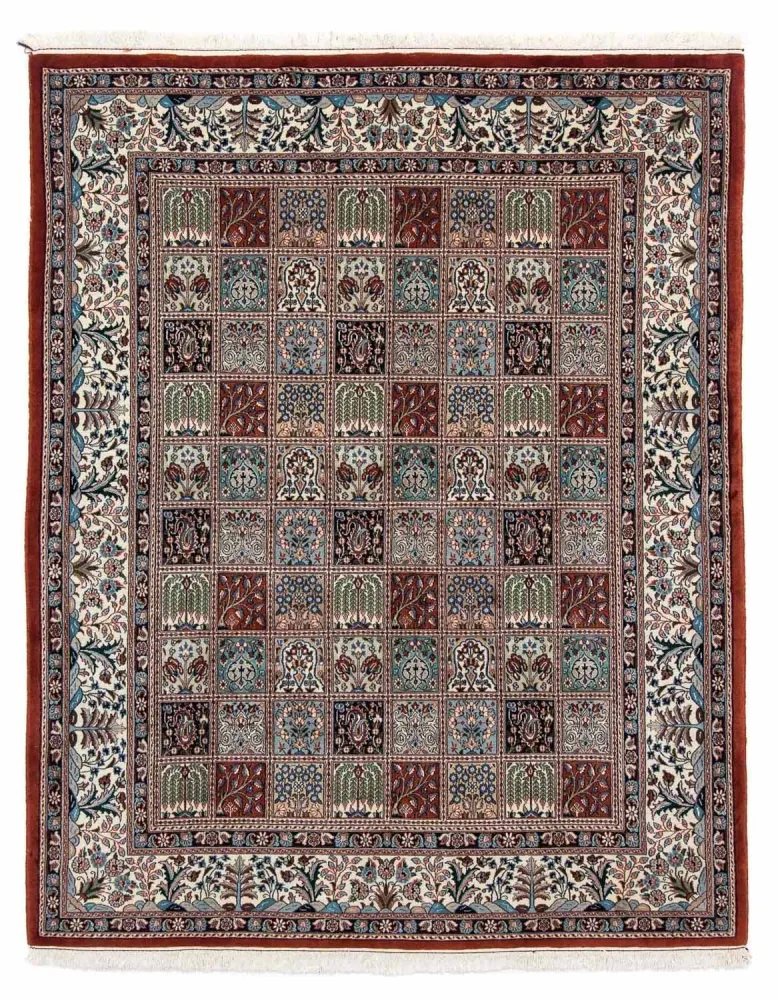 Persisk teppe - klassisk - 229 x 178 cm - flerfarget