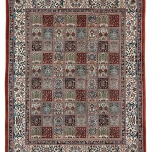 Persisk teppe - klassisk - 229 x 178 cm - flerfarget