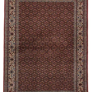 Persisk teppe - klassisk - 231 x 168 cm - mørk rød