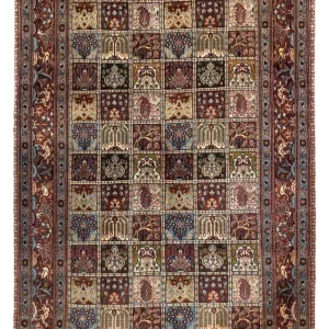 Persisk teppe - klassisk - 233 x 155 cm - brun
