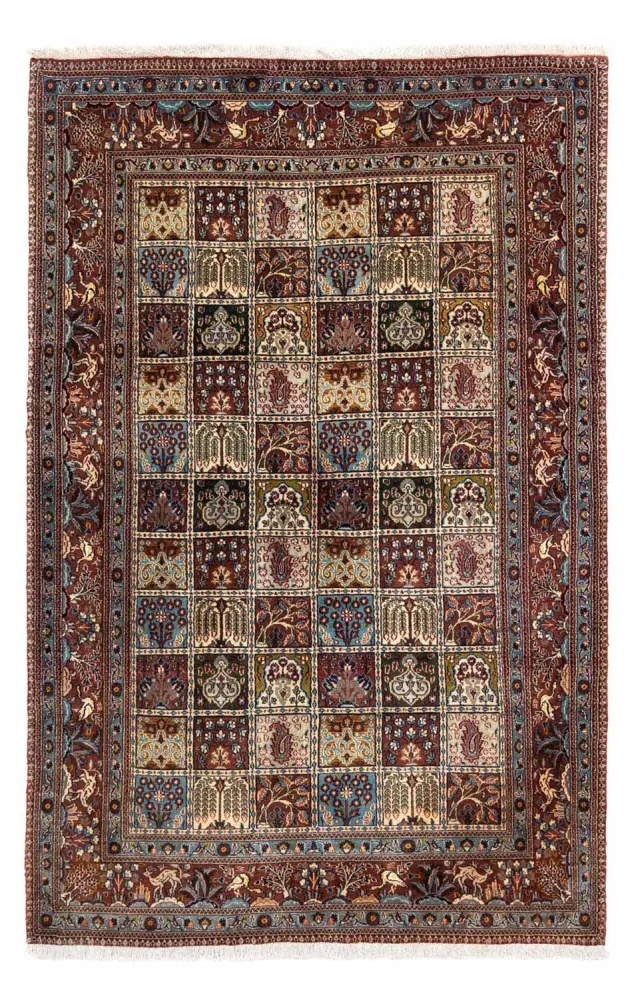Persisk teppe - klassisk - 233 x 155 cm - brun