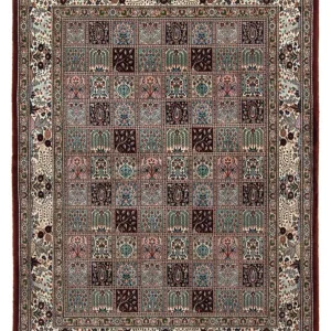 Persisk teppe - klassisk - 236 x 177 cm - flerfarget