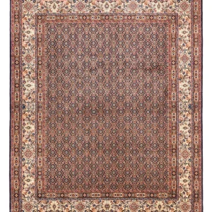 Persisk teppe - klassisk - 240 x 200 cm - mørk beige