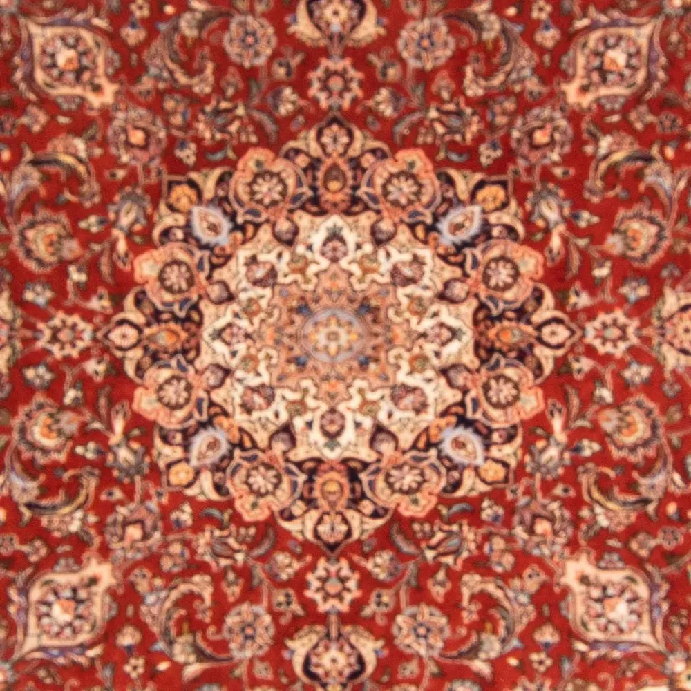 Persisk teppe - klassisk - 247 x 245 cm - mørk rød