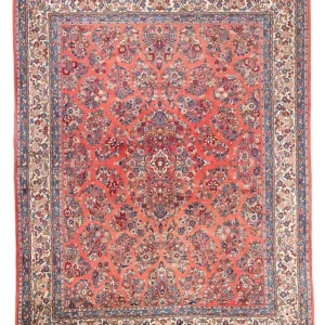 Persisk teppe - klassisk - 254 x 203 cm - laks