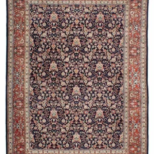 Persisk teppe - klassisk - 284 x 204 cm - svart