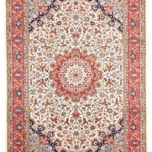 Persisk teppe - klassisk - 287 x 200 cm - krem