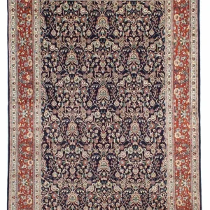 Persisk teppe - klassisk - 288 x 195 cm - svart