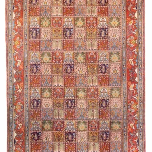 Persisk teppe - klassisk - 290 x 200 cm - flerfarget
