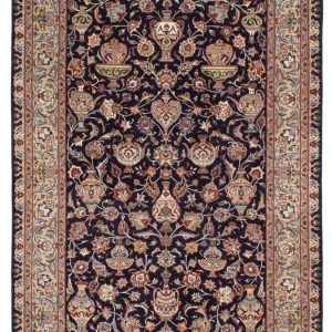 Persisk teppe - klassisk - 292 x 198 cm - svart