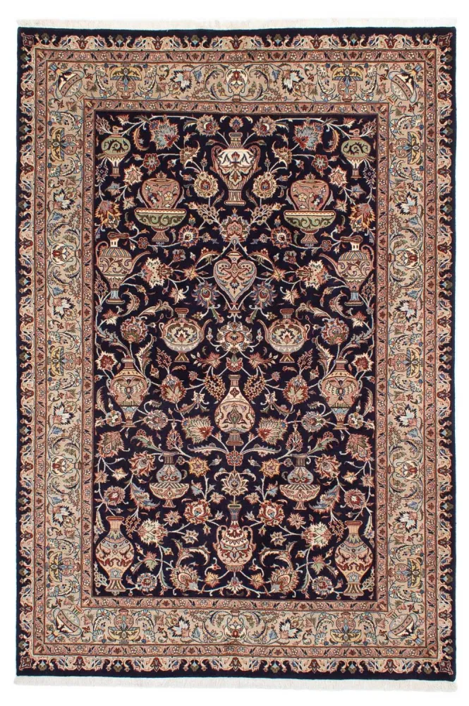 Persisk teppe - klassisk - 292 x 198 cm - svart