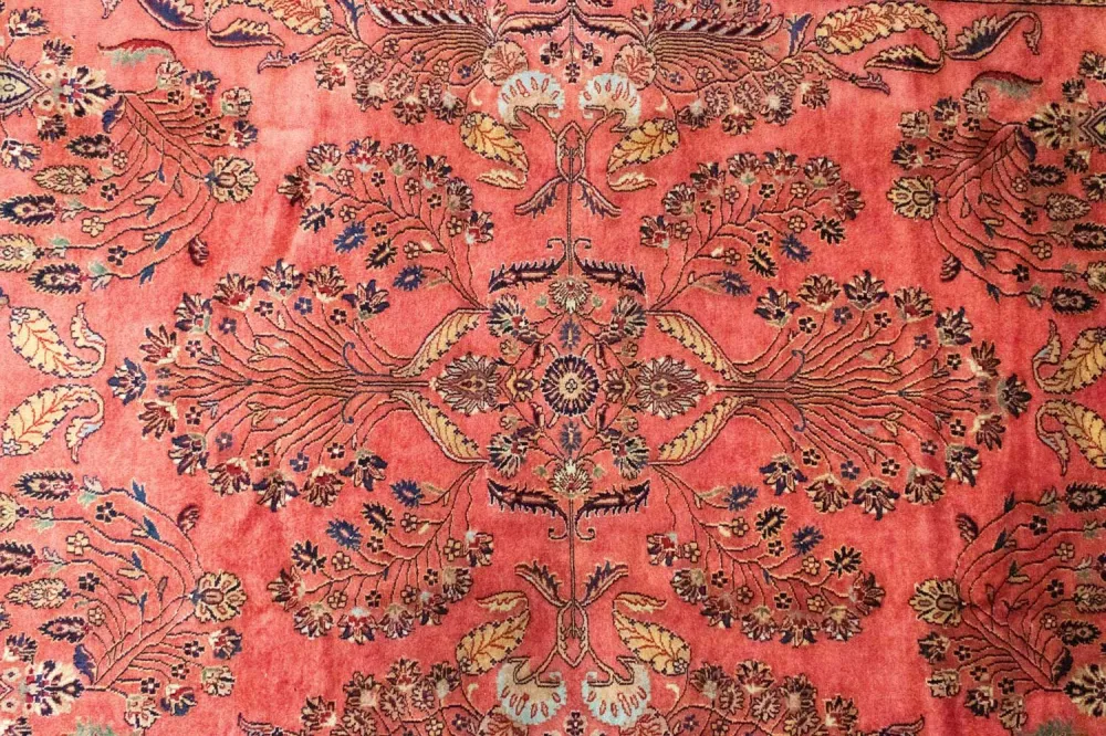 Persisk teppe - klassisk - 293 x 202 cm - oransje