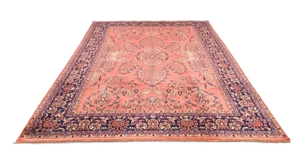Persisk teppe - klassisk - 293 x 202 cm - oransje