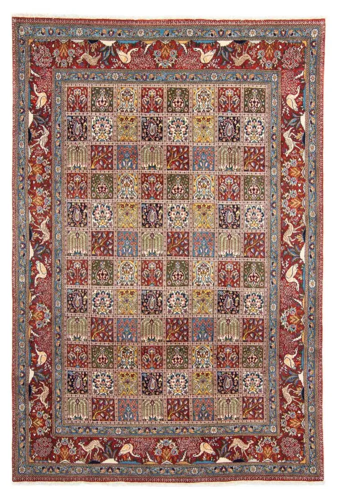 Persisk teppe - klassisk - 298 x 198 cm - lys rød