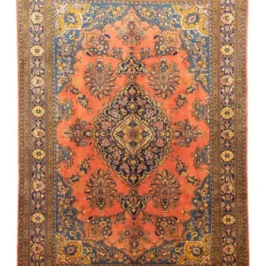 Persisk teppe - klassisk - 310 x 213 cm - oransje