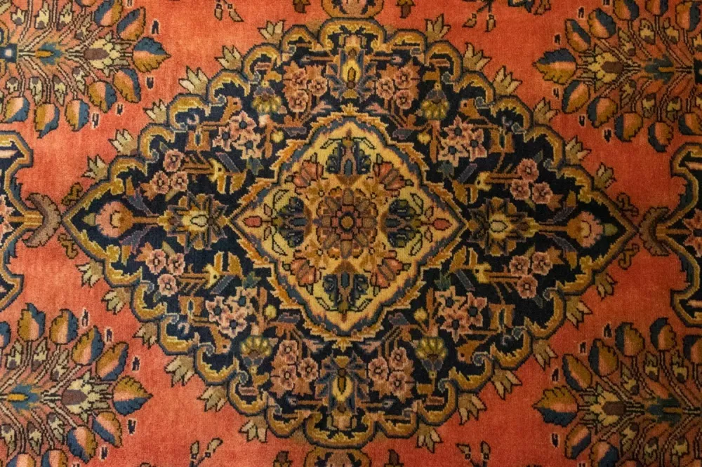 Persisk teppe - klassisk - 310 x 213 cm - oransje