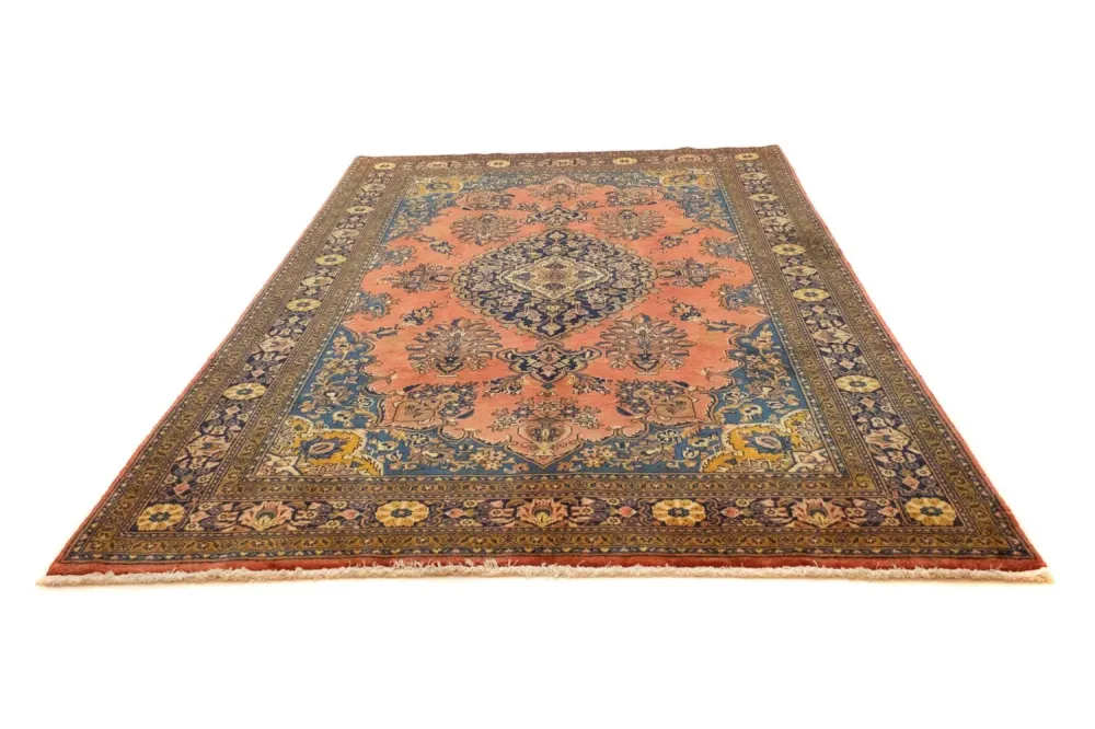 Persisk teppe - klassisk - 310 x 213 cm - oransje