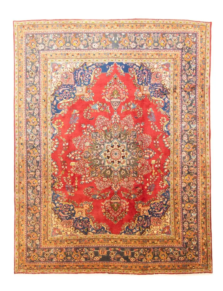 Persisk teppe - klassisk - 321 x 261 cm - oransje