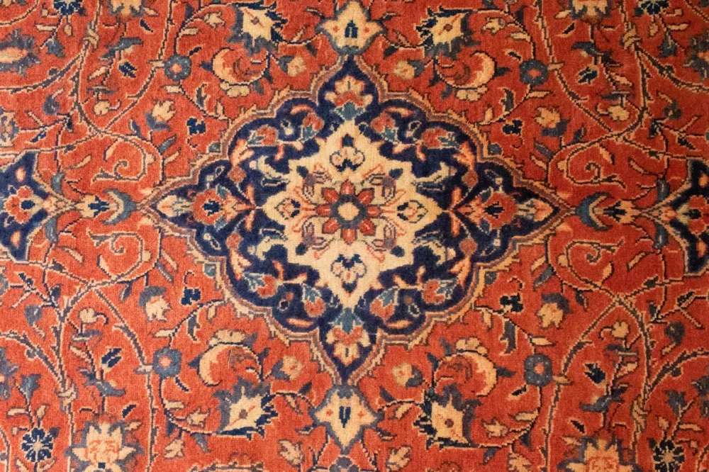 Persisk teppe - klassisk - 326 x 217 cm - oransje