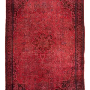 Persisk teppe - klassisk - 335 x 212 cm - mørk rød