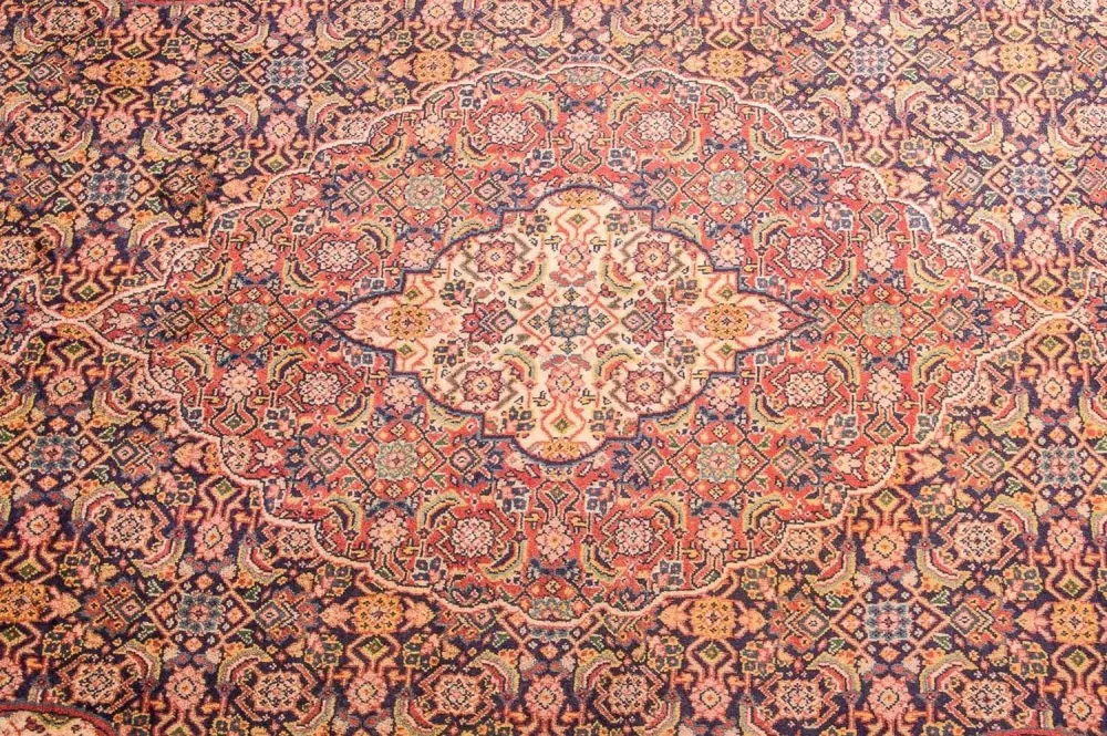 Persisk teppe - klassisk - 337 x 210 cm - mørkeblå