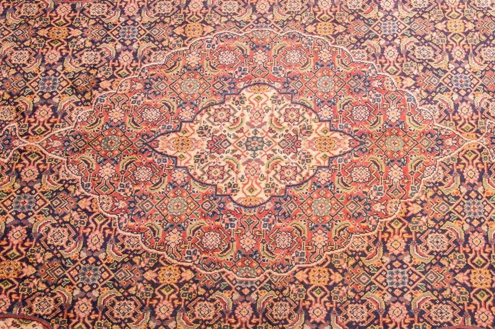 Persisk teppe - klassisk - 337 x 210 cm - mørkeblå