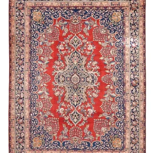 Persisk teppe - klassisk - 337 x 246 cm - rød