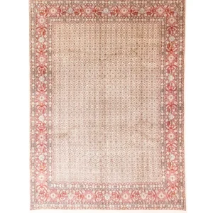 Persisk teppe - klassisk - 339 x 249 cm - brun