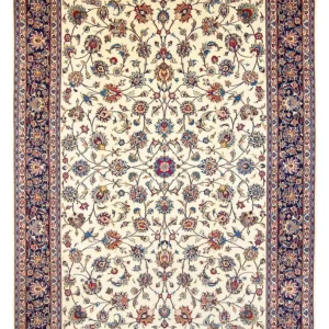 Persisk teppe - klassisk - 342 x 248 cm - krem