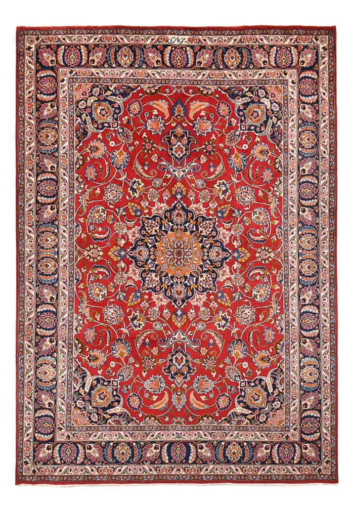Persisk teppe - klassisk - 345 x 243 cm - rød